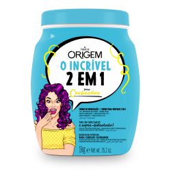 ORIGEM HAIR CREAM 1000ml 2IN1 CACHEADOS