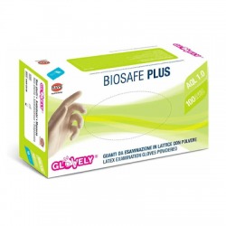 BIOSAFE GUANTI LATTICE CON POLVERE CONF.100pz SMALL