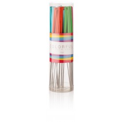 370.392 XANITALIA SET PETTINI COLORATI CODA FERRO CONF.24pz